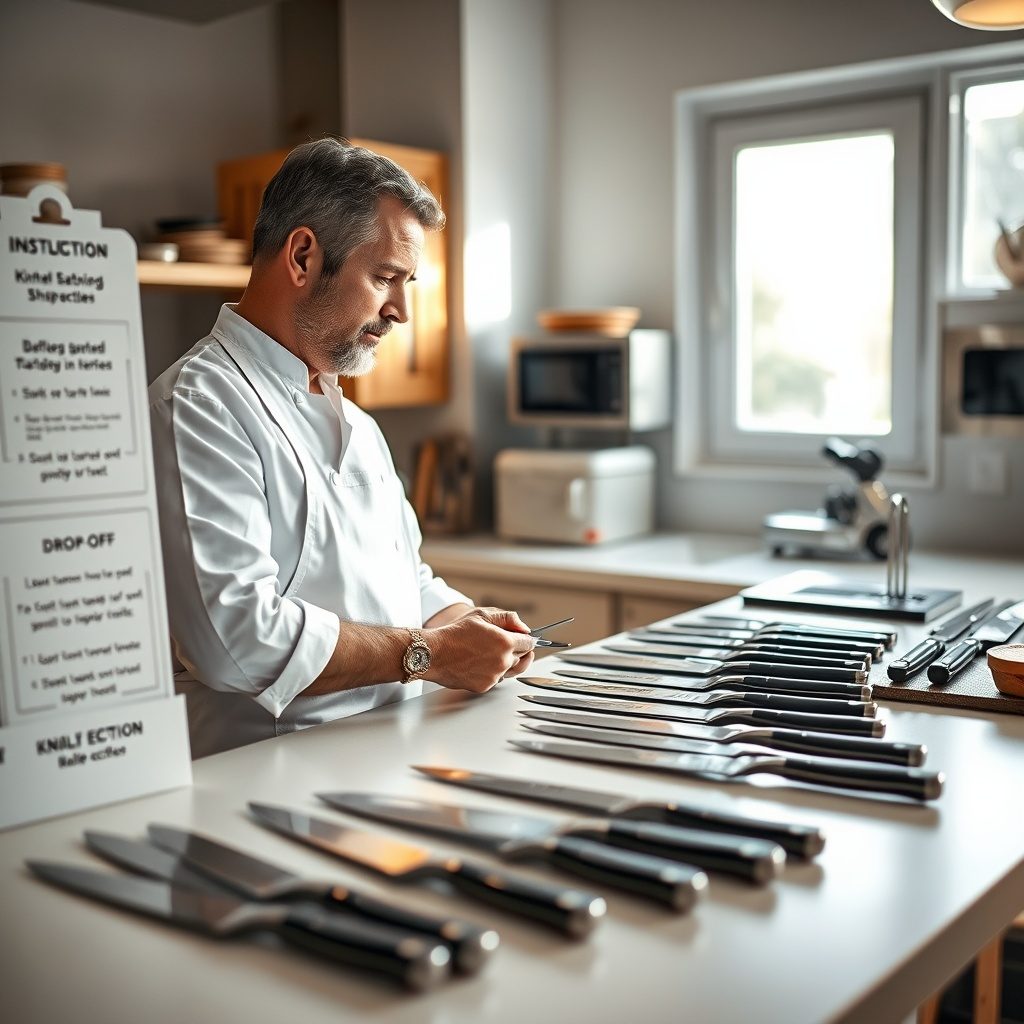 Knife sharpening service in Kloten