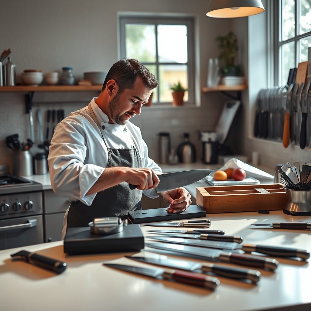 Knife sharpening assessment service