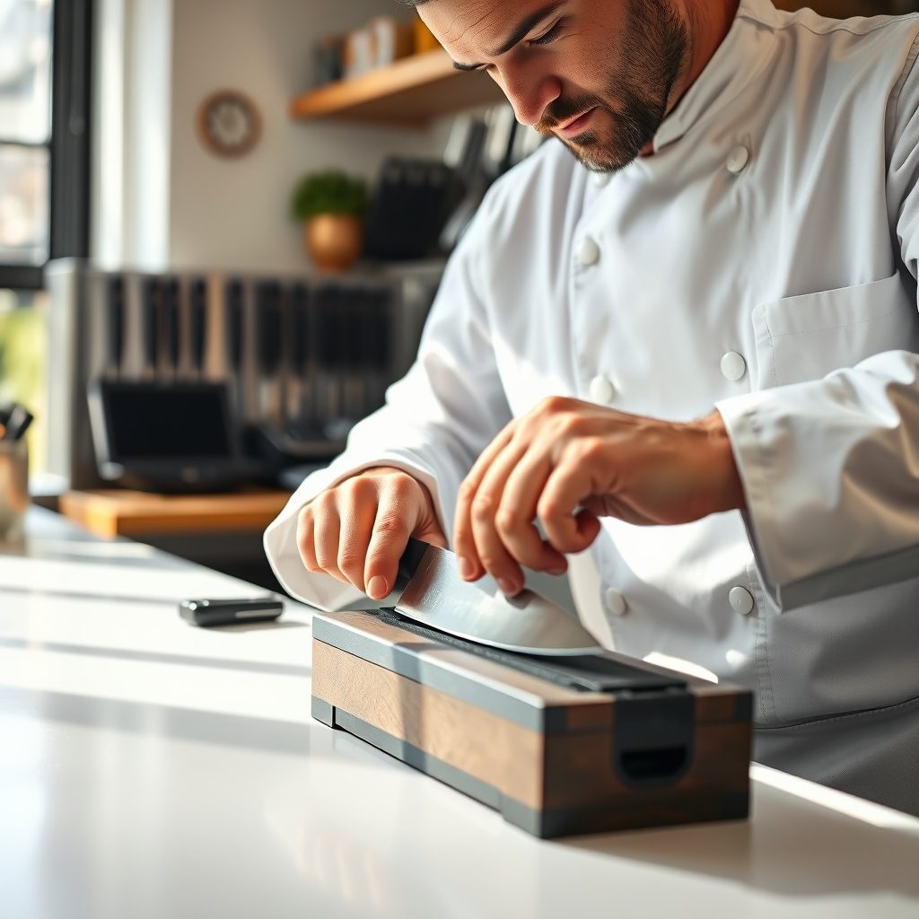 Professional knife sharpening